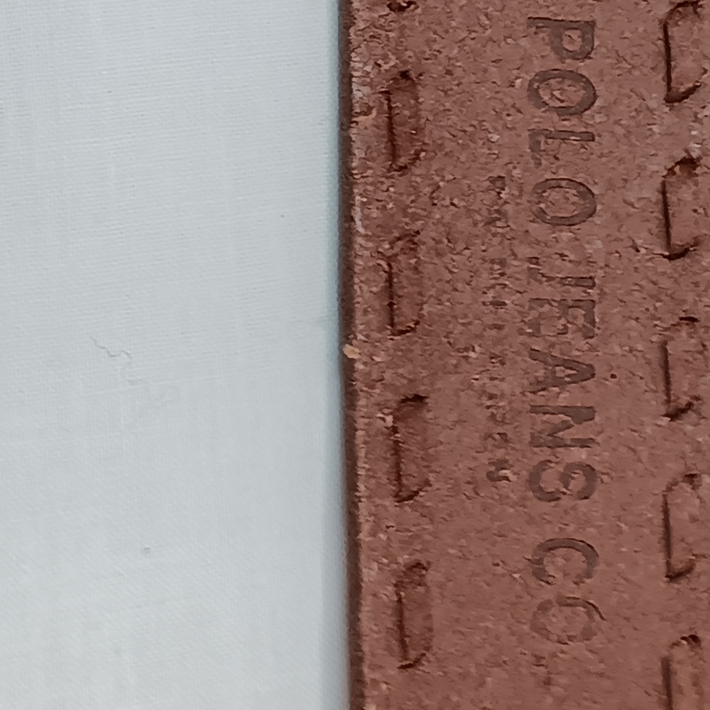 Polo Silver and Brown Men's Belt Size 30/32 - Picture 6 of 12